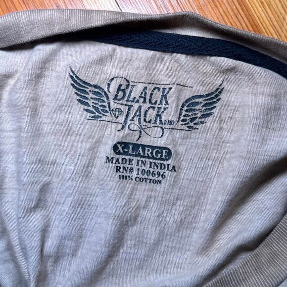 Vintage Biker Men's Tan and Brown T-shirt - Picture 3 of 3